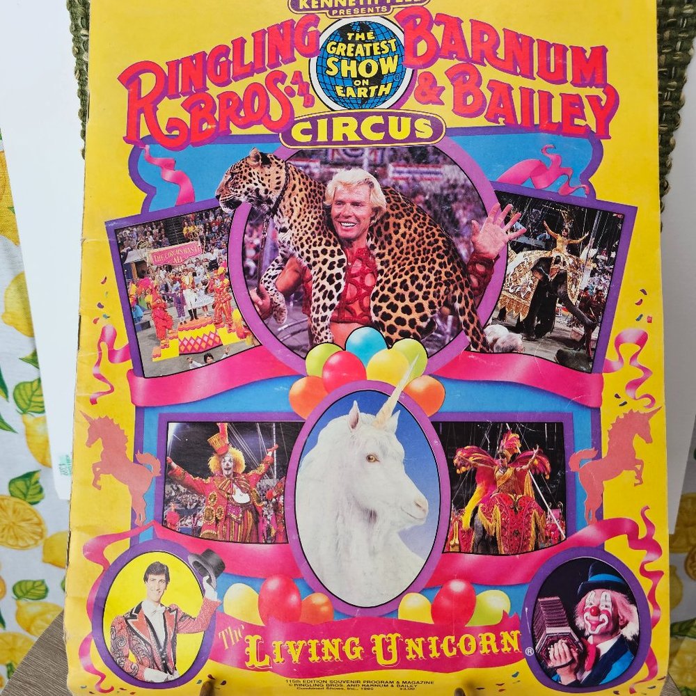 Ringling Bros Circus Promo magazine